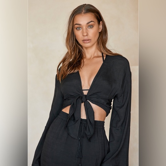 Monday Swimwear Tahiti Tie-Front Top - Picture 6 of 8
